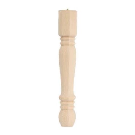 Waddell Mfg 6 Trad Pine Table Leg 2406